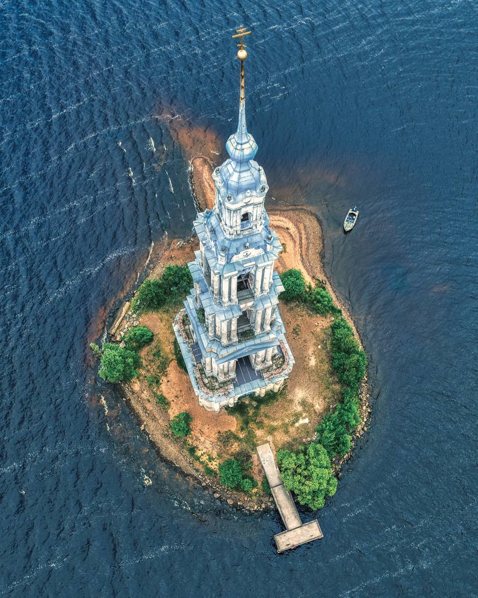 kalyazin bell tower campanile in russia