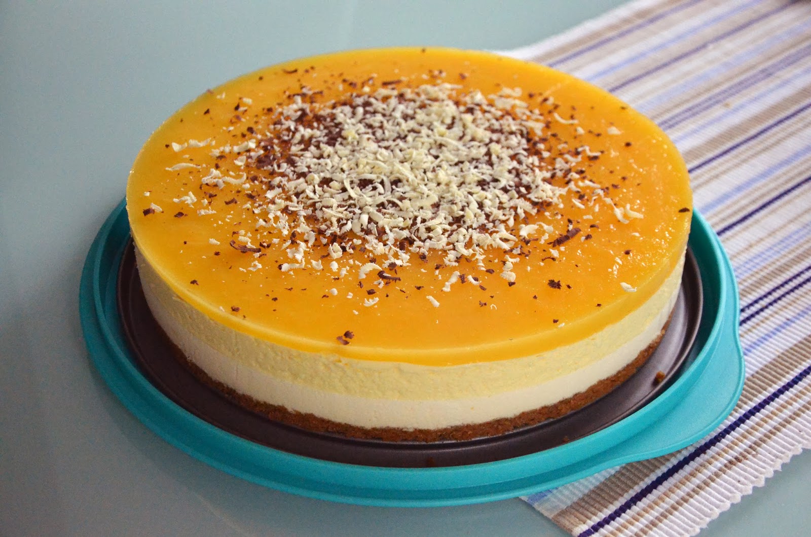 Tårtmakartösen: Cheesecake med mango och citron