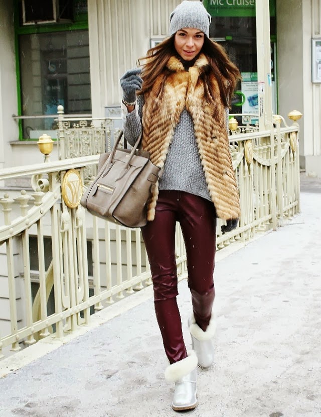 Chic and Silk STREET STYLE UGG!