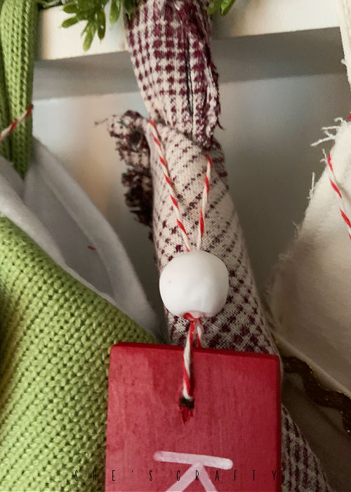 DIY Wood Bead Stocking Tags - A Wonderful Thought