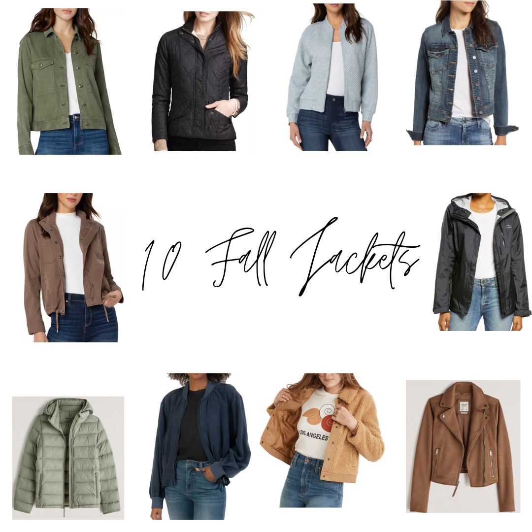 Sparkles and Lattes 10 Fall Jackets