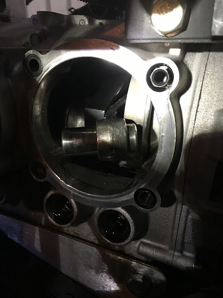 Failed Crankcase and Connecting Rod