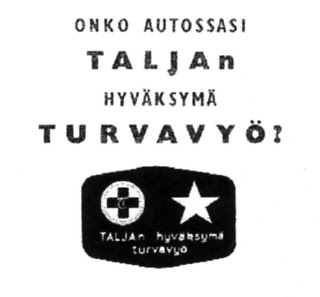 Taljan hyväksymä turvavyö