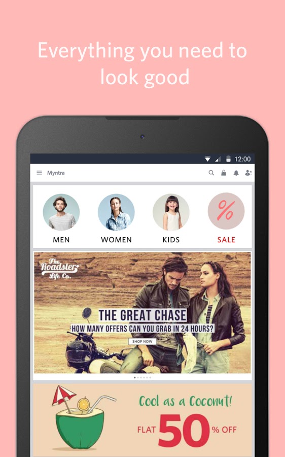 Myntra Online Shopping App in India Android Apps