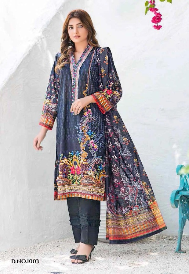 Yashika Mohterma Vol 1 Lawn Pakistani Printed Suits Collection