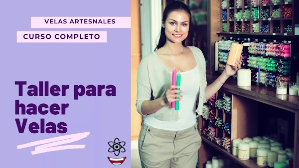 ▷ Fabricación de VELAS AROMÁTICAS artesanales CURSO COMPLETO 