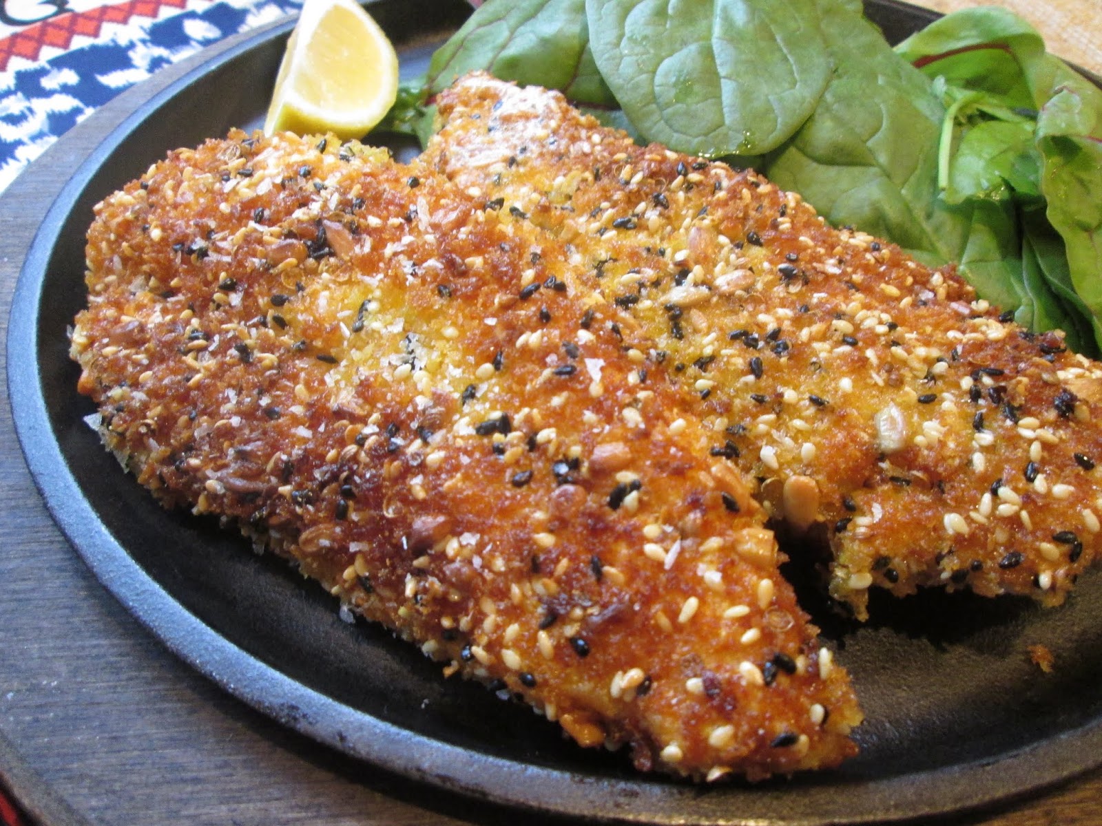 Stirring the Pot Yotam Ottolenghi's Seeded Chicken Schnitzel