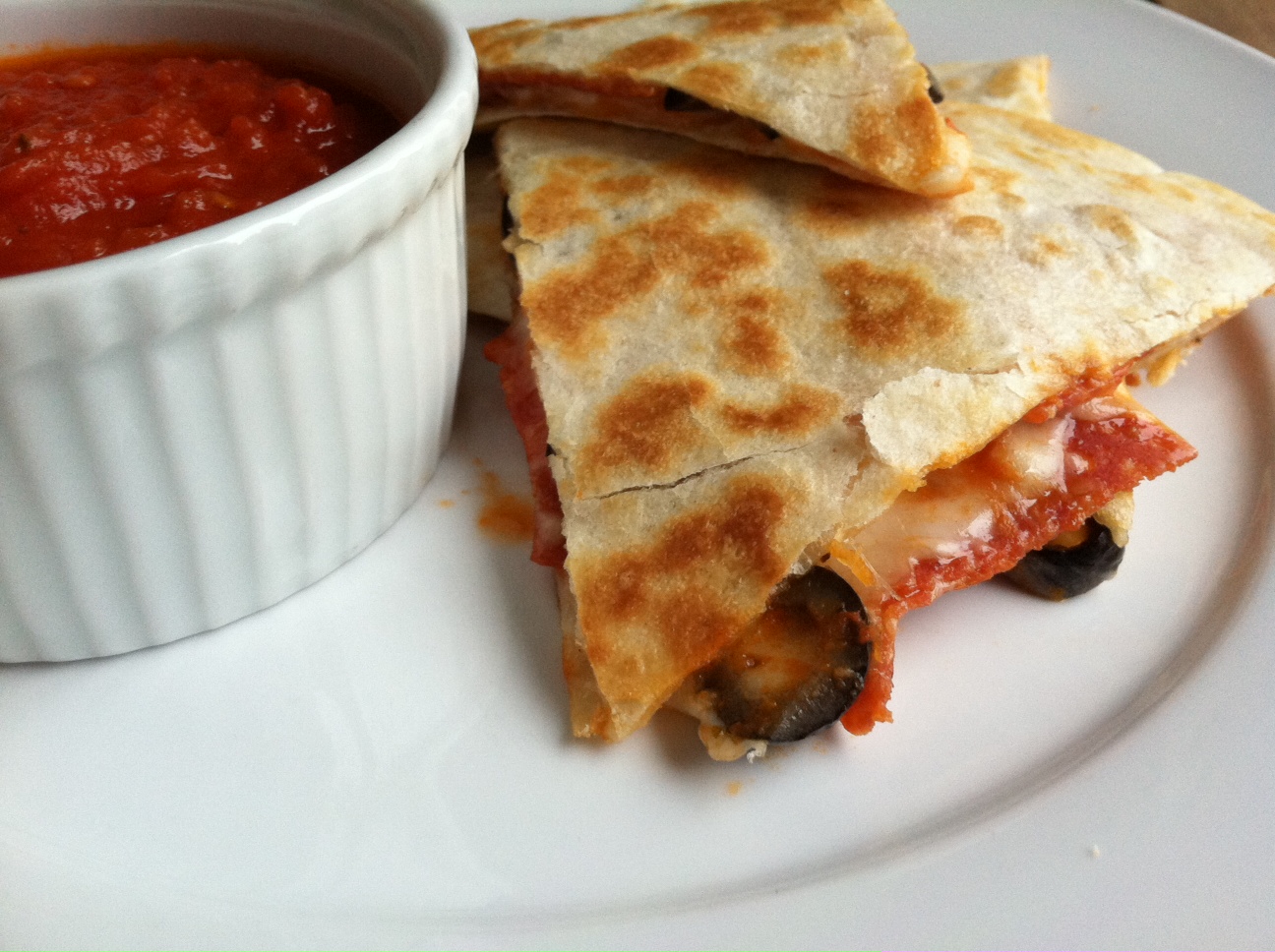 A Taste of Home Cooking Pizza Quesadillas