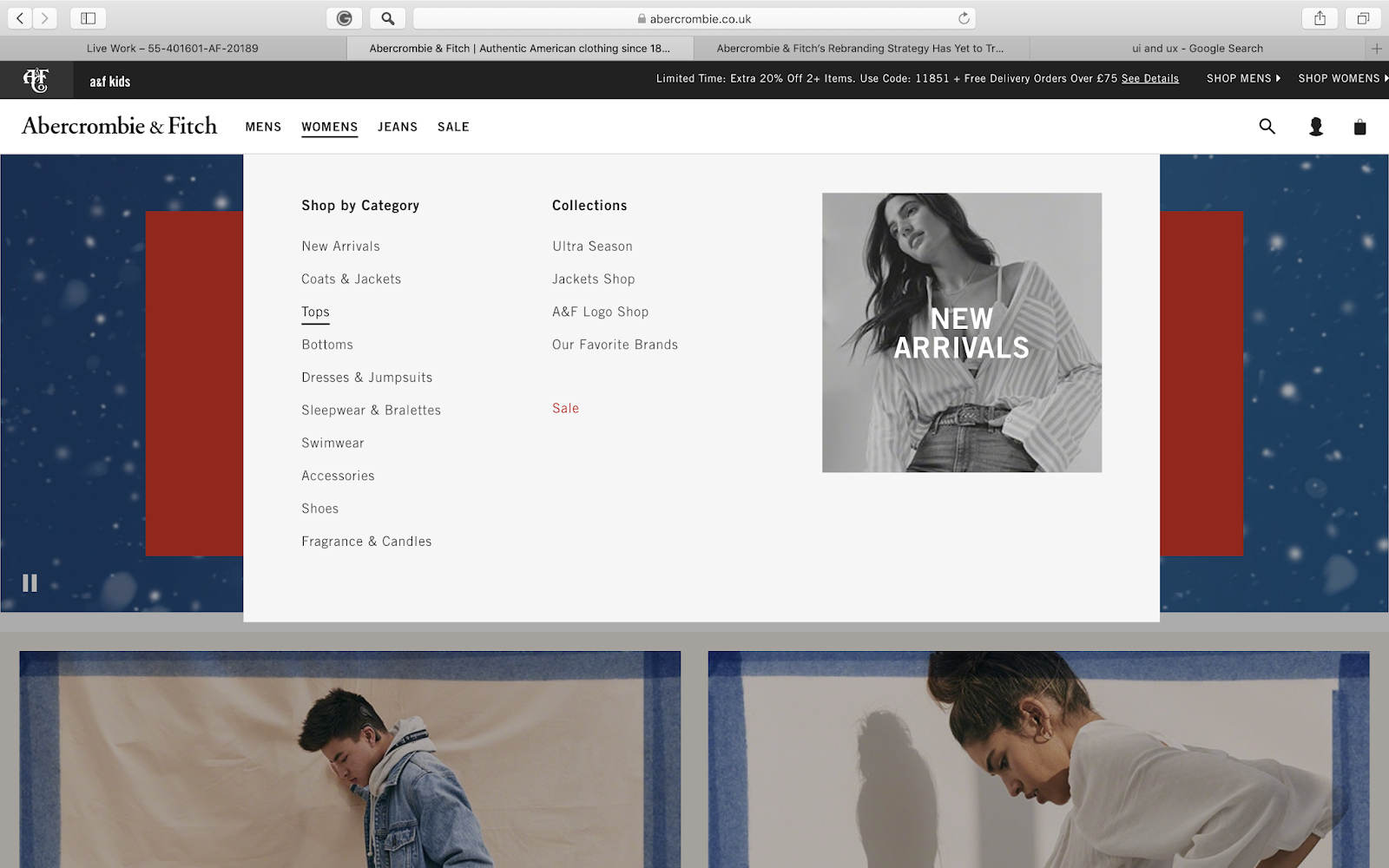 american abercrombie and fitch website