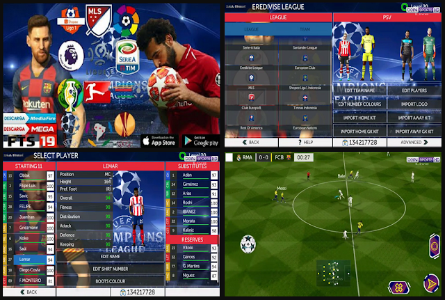 Download Update Terbaru FTS 20 Mod UCL by M Pro Gaming FTS 20 Mod UCL