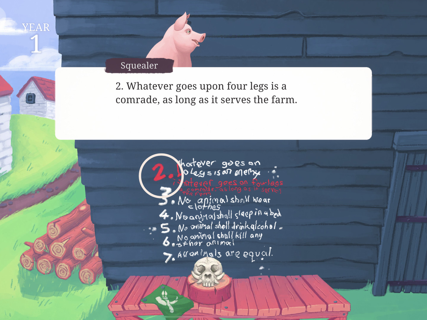 New Games ORWELL'S ANIMAL FARM (PC) TextBased ChooseYourOwn