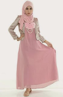 Contoh Baju Blazzer Muslim wanita kerja terbaru