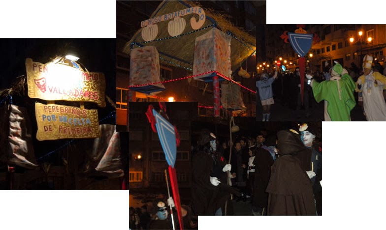 Peña celtista de Valladares, comparsa del Carnaval vigués de febrero del 2010