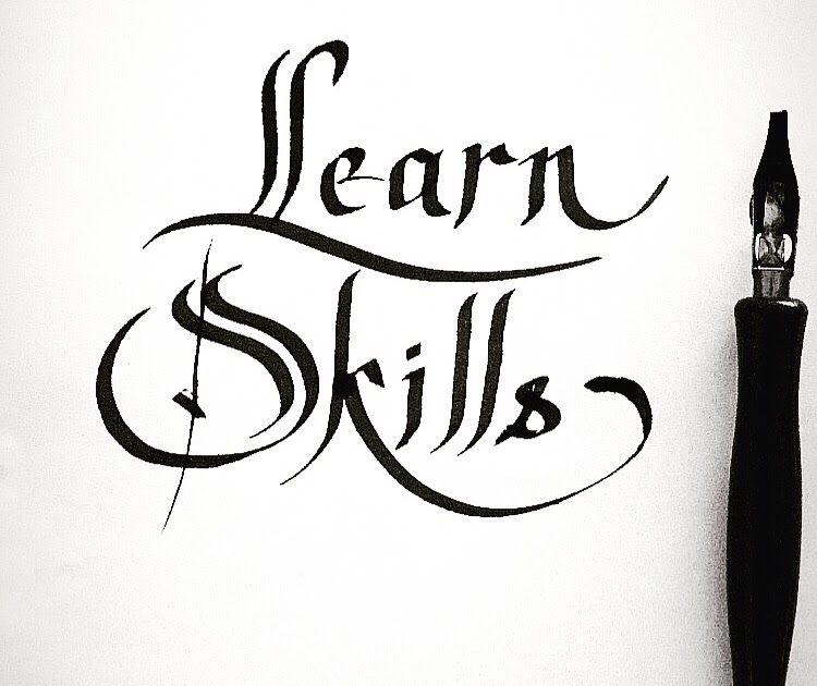 LEARN SKILLS CALLIGRAPHY ENGLISH CALLIGRAPHY MODERN CALLIGRAPHY