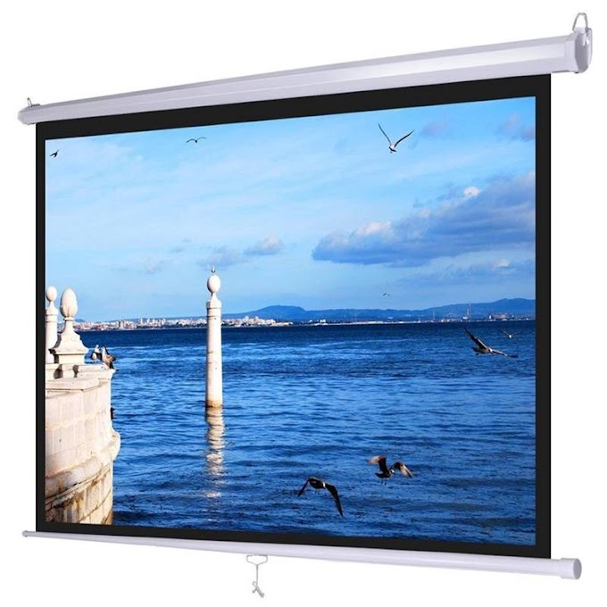 MÀN CHIẾU KÉO TAY 80X80 INCH, 2M03X3M03