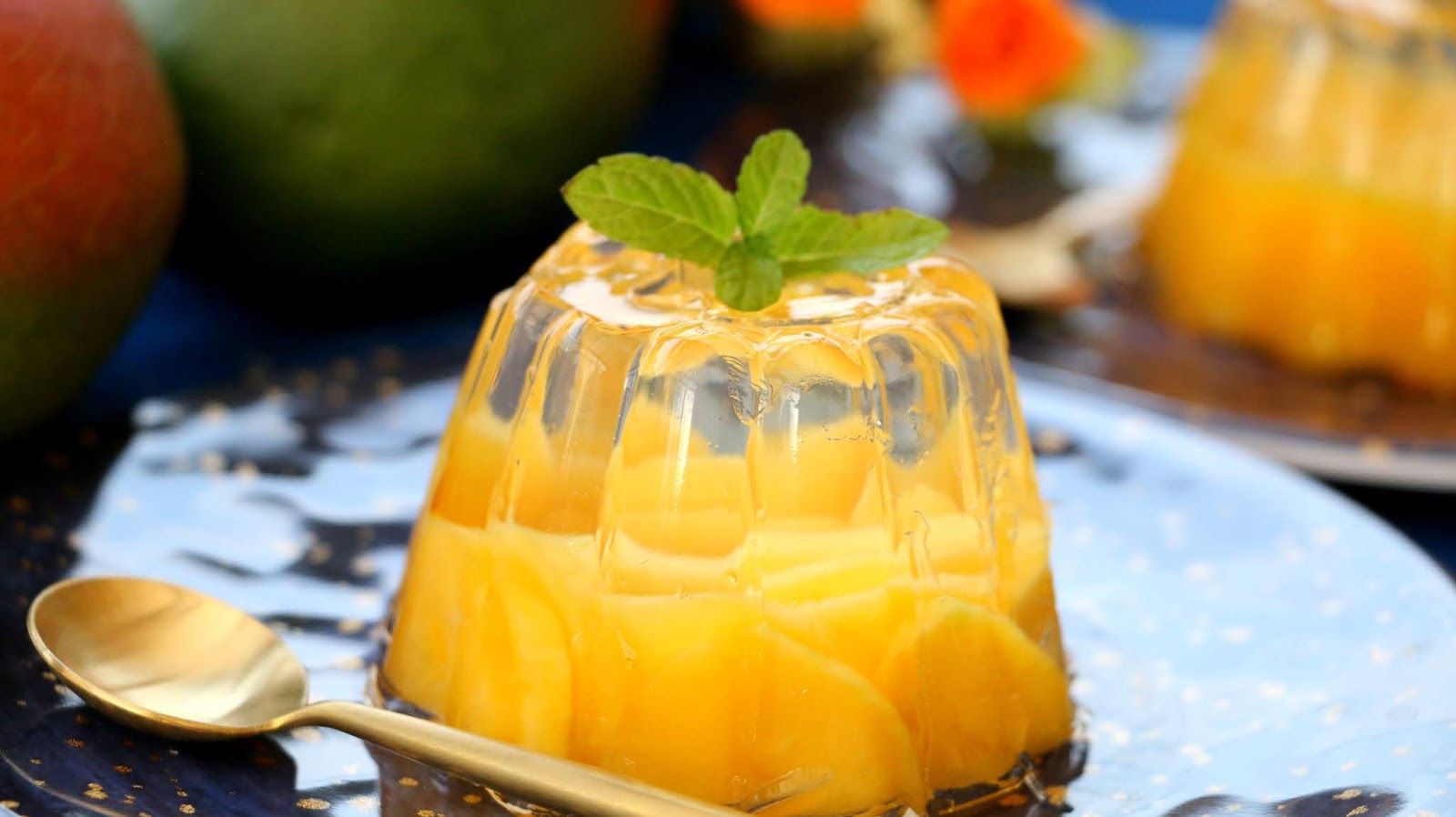 Josephine's Recipes How to Make Mango Rose Jelly Pudding