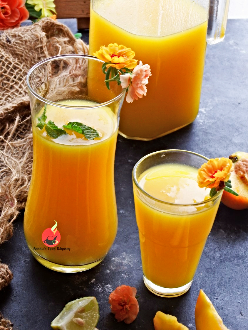 Mango Peach Lemonade Virgin Mango Peach Lemonade