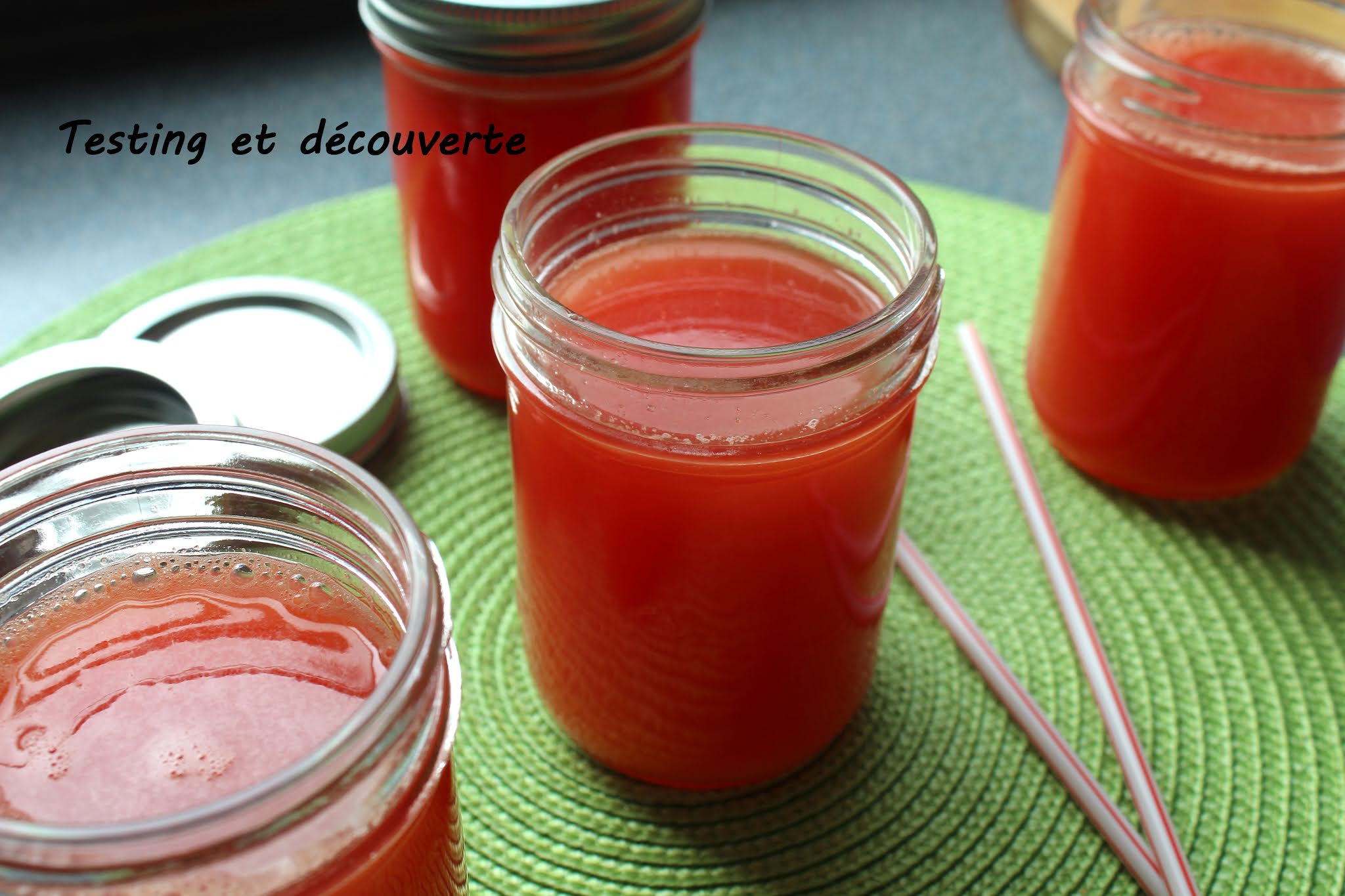 Testing et découverte Jus de melon