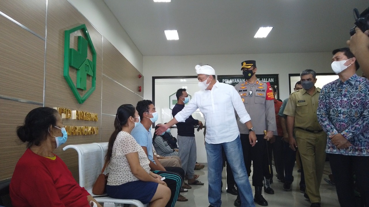 Polres Klungkung Wujudkan Kekebalan Tubuh Komunal, Cegah Penyebaran Covid-19