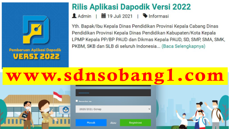 Cara Instal Aplikasi Dapodik Versi 2022 Yang Baik Dan Benar Sdn Sobang 1