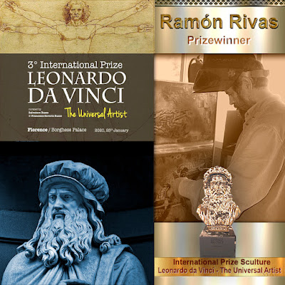 El artista español, Ramón Rivas, ha recibido el Premio Internacional Leonardo da Vinci - El Artista Universal.