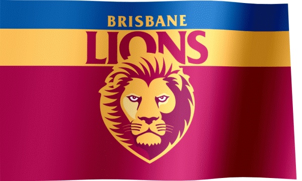 Brisbane Lions Flag GIF - All Waving Flags