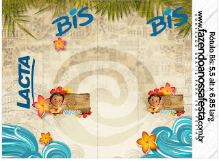 Moana Baby Free Printable Candy Bar Labels.