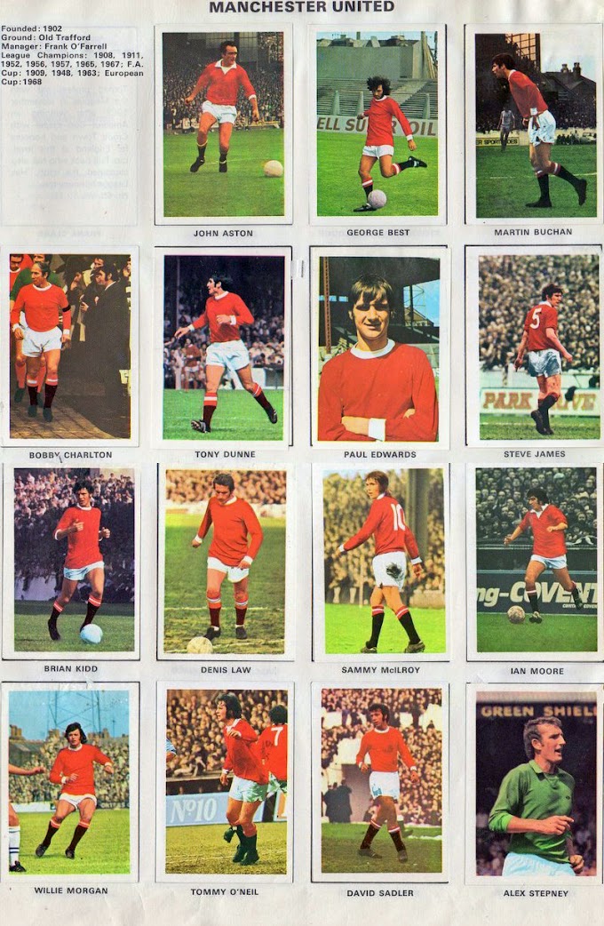 MANCHESTER UNITED 1972-73. By Soccer Stars.