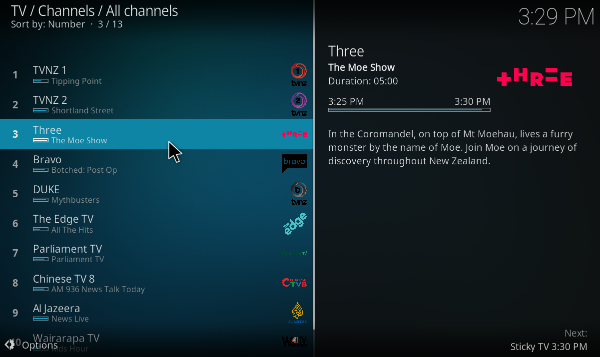 Simple Freeview NZ IPTV Kodi Setup (with full guide & radio)