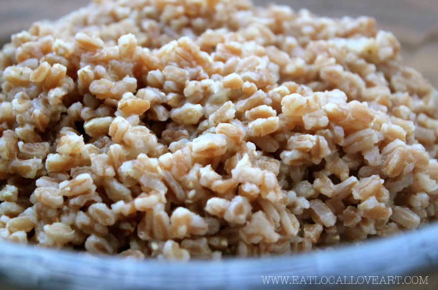 Eat Local. Love Art. Farro is the New Quinoa