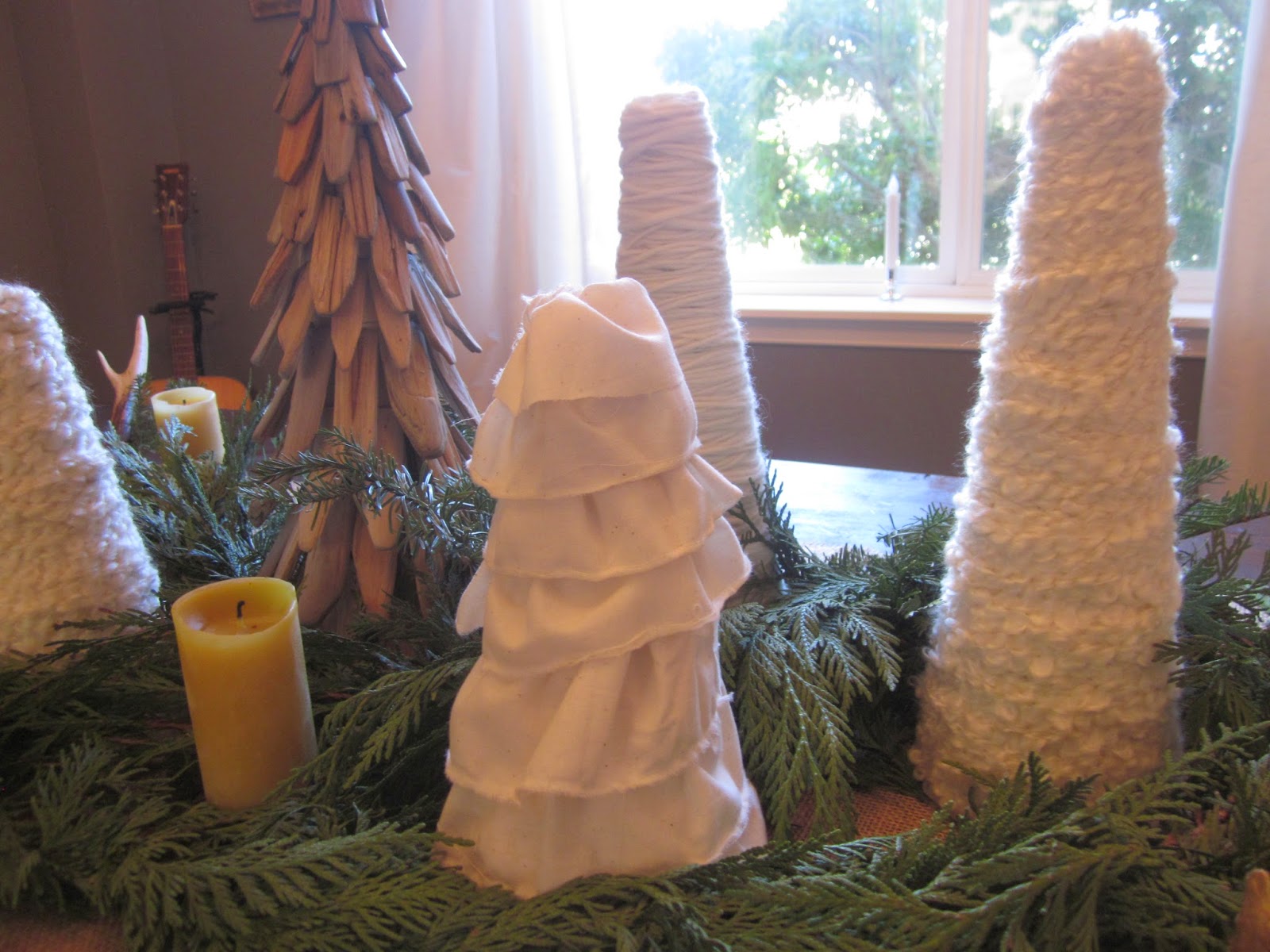Queen B Creates: Yarn Trees