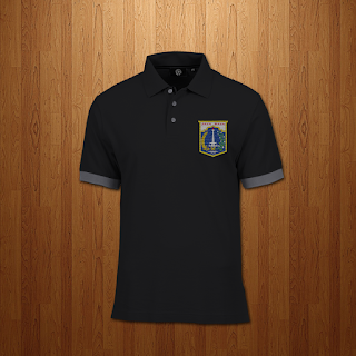 desain kaos polo lambang provinsi jakarta - kanalmu