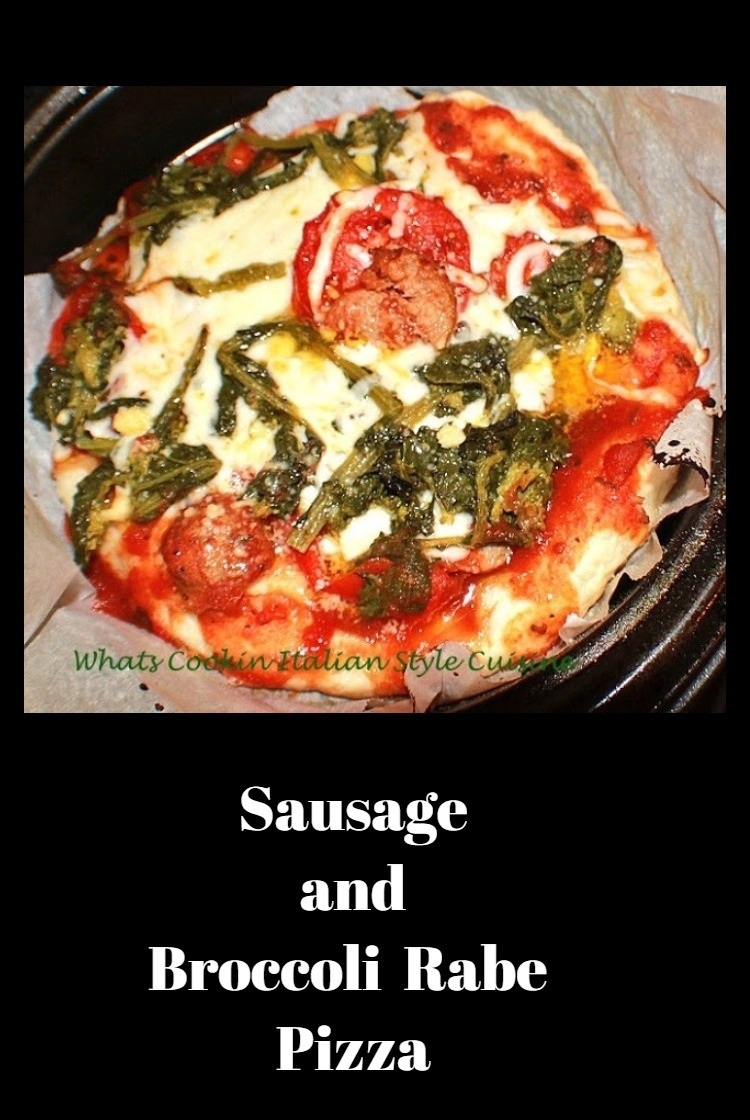 Sausage and Broccoli Rabe Pizza What's Cookin' Italian Style Cuisine