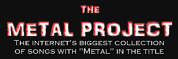 metal songs about metal The ultimate metal playlist