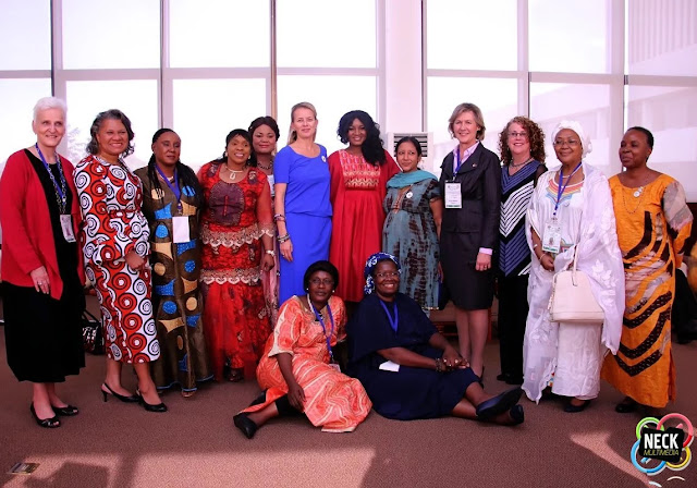 Omotola Jalade Attends First African Girls' Summit On Child Marriage