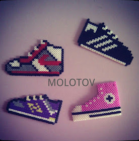 Hama-Beads ZAPATILLAS NIKE, NEW BALANCE, CONVERSE.