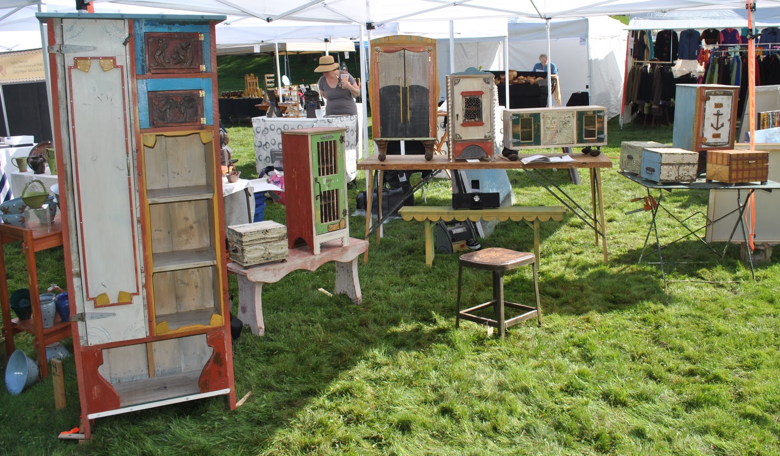 John Warren Designs My set up at the Codman Estate craft show