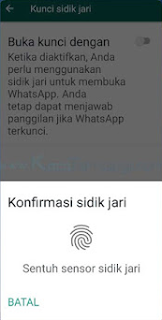 2 Cara Kunci WA Tanpa Aplikasi | Salah Satunya Dengan Sidik Jari