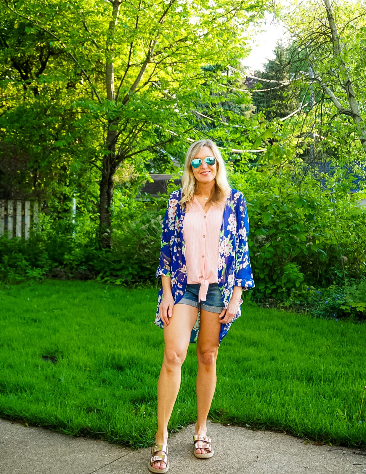 summer kimono outfit idea