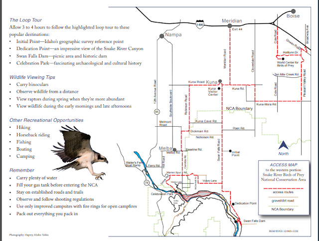 Morley Nelson Snake River Birds of Prey Driving Tour