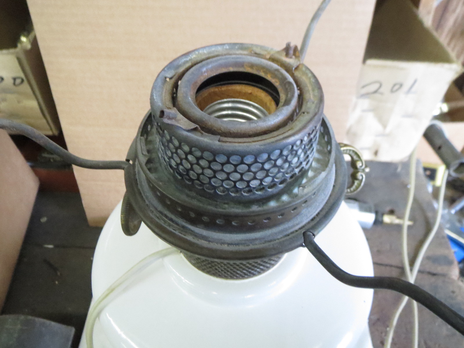 Lamp Parts and Repair Lamp Doctor Opal Electric Aladdin Lamp Repair