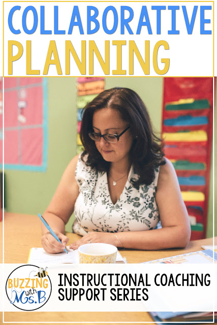 One type of professional learning community is a planning PLC. During a planning PLC, teachers plan collaboratively for an upcoming lesson, unit, or time frame. This post includes steps for instructional coaches to take to facilitate planning before, during, and after the planning session! Learn tips and ideas about why agendas matter, how to get started right away with preplanning, and why you start with the standards. Stop spinning your wheels during planning time and get something accomplished! One type of professional learning community is a planning PLC. During a planning PLC, teachers plan collaboratively for an upcoming lesson, unit, or time frame. This post includes steps for instructional coaches to take to facilitate planning before, during, and after the planning session! Learn tips and ideas about why agendas matter, how to get started right away with preplanning, and why you start with the standards. Stop spinning your wheels during planning time and get something accomplished!
