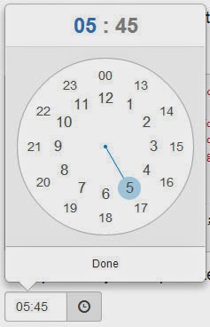 mouse: ClockPicker un selector de Hora/Minutos para tus aplicaciones web