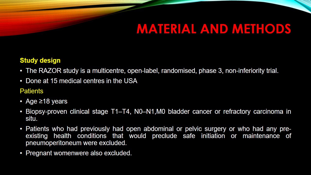 The Family physician Robotassisted radical cystectomy versus open