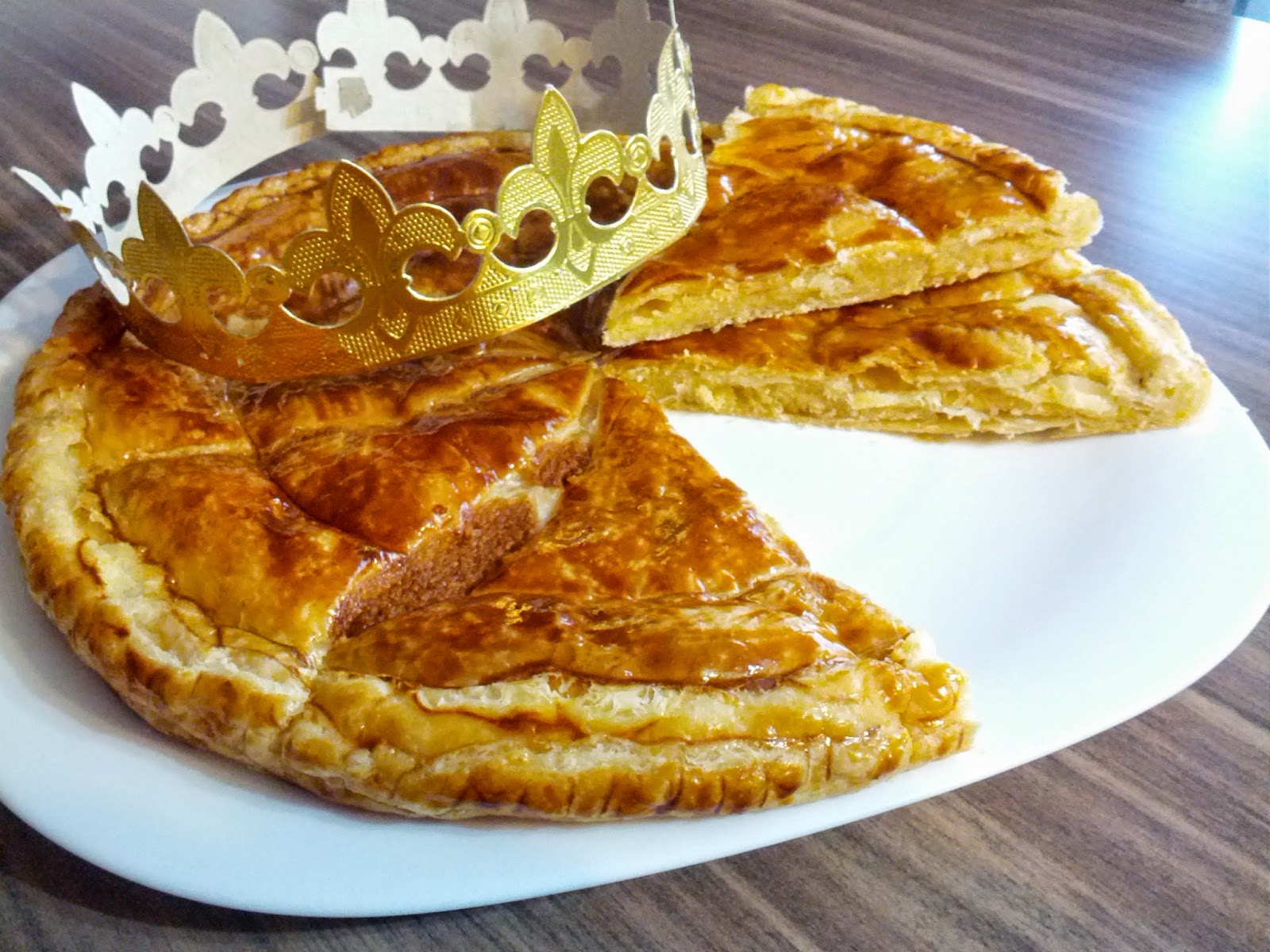 Recettes de cuisine faciles Galette des Rois à la frangipane