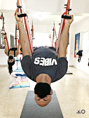 clases yoga aéreo