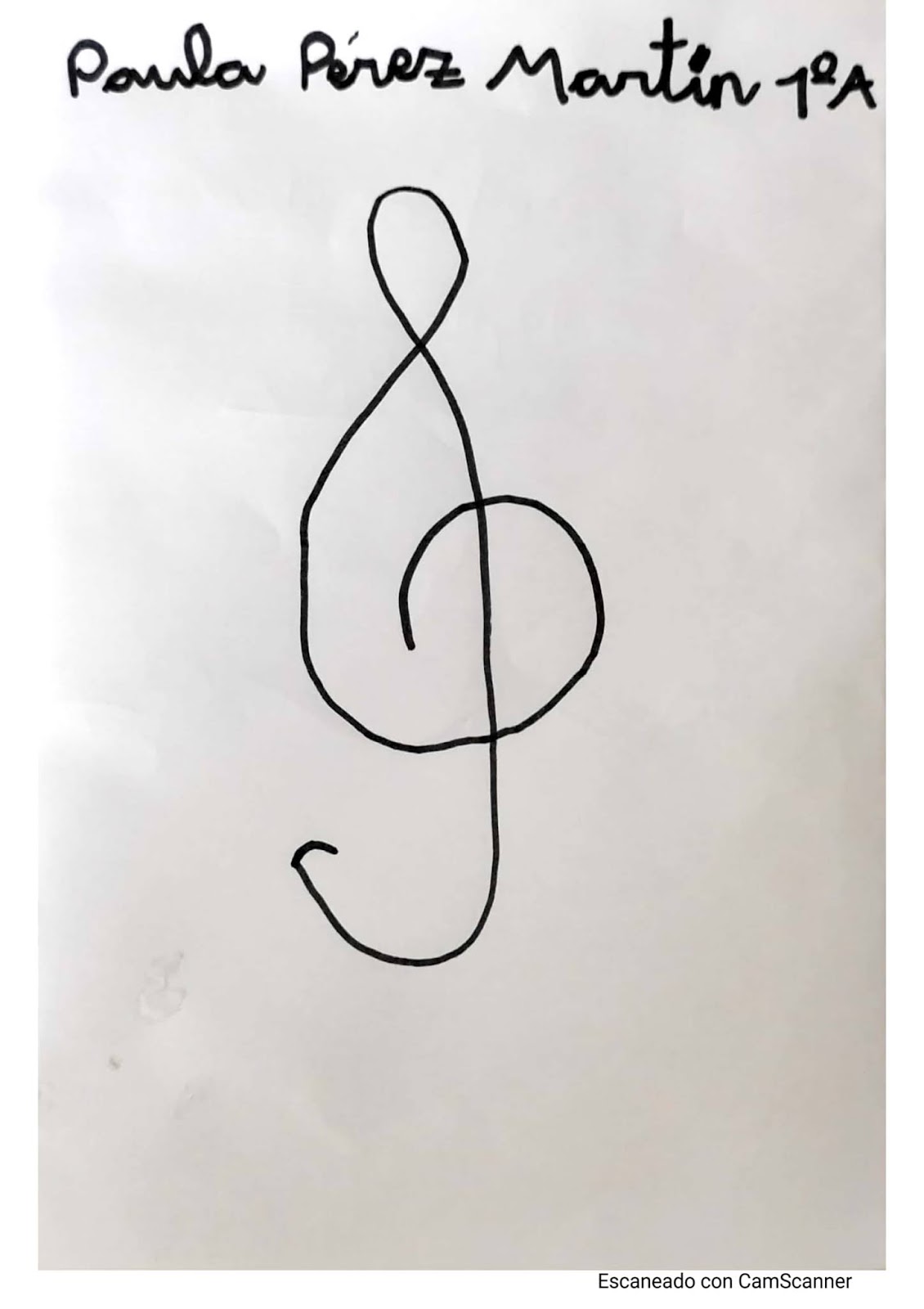 MUSIC & English APRENDE A DIBUJAR LA CLAVE DE SOL