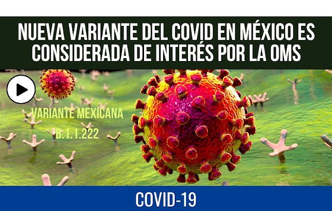 Nueva variante del Covid en México es considerada de interés por la OMS