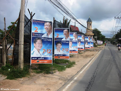 Local elections bill boards, Koh Samui December 2012