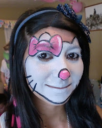 face kitty hello painting halloween trucco bimbo tutorial carnevale maschera corso paintings illusions balloon truccabimbi per esempi makeup bambini da